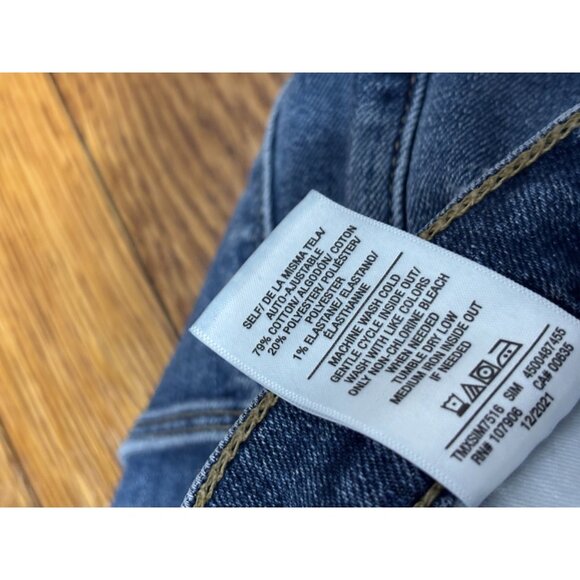 Hudson Womens Jeans Sz 27 Blue Natalie Boyfriend Ankle Stretch Denim 29x26 Cuff - Picture 6 of 7